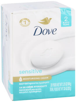DOVE BAR SENS SKIN 2X3.75OZ
