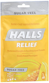 HALLS S/F HONEY-LEMON BAG25