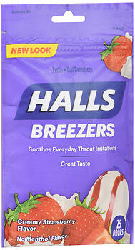HALLS F/BRZ T/DR CRM/STRW BG25