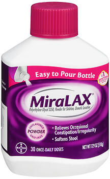 MIRALAX PWD 30DOSES 17.9OZ