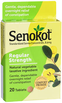 SENOKOT LAX TAB 20