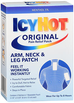 ICY HOT PAIN REL PATCH X/S 5S