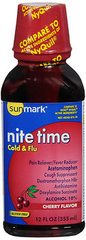 SM NIGHTIME LIQ CHERRY 12OZ