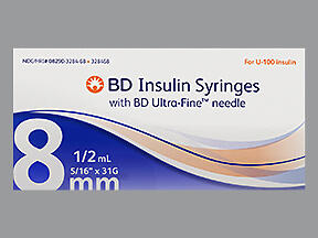 SYR INS BD 8MM 31G .5ML 100