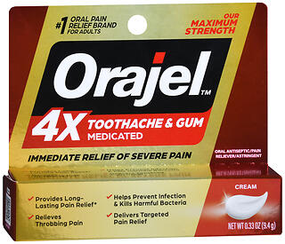 ORAJEL GEL SEVERE PAIN 0.33OZ