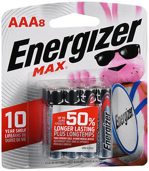 BATTERY ENER MAX AAA E92MP-8