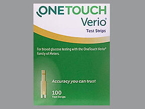 ONETOUCH VERIO TEST STRIP 100