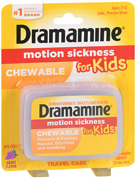 DRAMAMINE CHW KIDS GRAPE 8