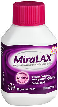 MIRALAX PWD 14DOSES 8.3OZ
