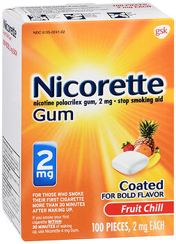 NICORETTE FRUIT CHILL 2MG 100