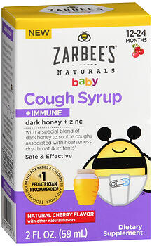 ZARBEES BBY CGH/IMM SYR 2OZ