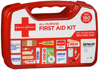 J&J ALL-PURP FIRSTAIDKIT160CT