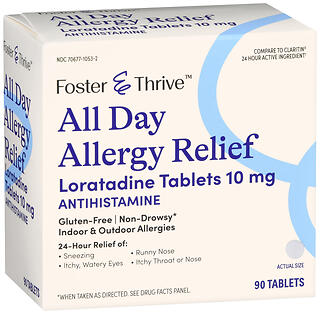 F&T LORATADINE TB 10MG 90