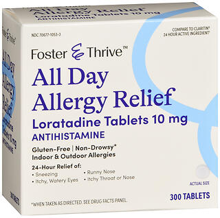F&T LORATADINE 10MG TB 300