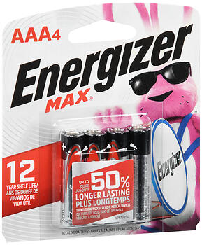 BATTERY ENER MAX AAA E92BP-4