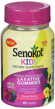 SENOKOT KIDS LAXATIVE GUMMS 40