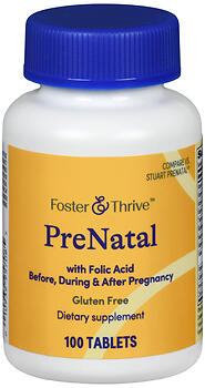 F&T PRENATAL MULTI VIT TAB 100