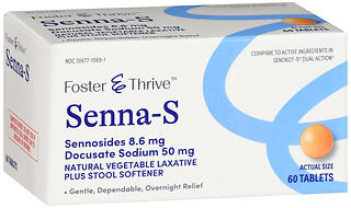 F&T SENNA STOOL SOFT+LAX TB 60
