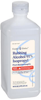F&T ALCOHOL ISO 91% 16OZ CS12