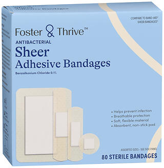 F&T BAND ANTIBAC SHEER ASST 80