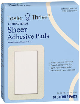 F&T ADH PAD ANTIB SHR 2X3IN 10