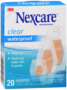 NEXCARE W/P BAND ASST 20