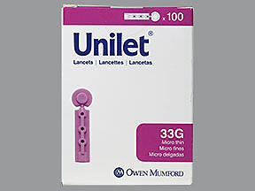 LANCET UNILET 33G OWN 100