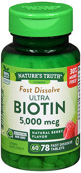 NT BIOTIN 5000MCG BONS TB60+18
