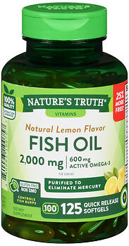 NT FISH OIL2000MG LEM SFTGL125