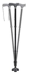 DRIVE CANE FLDG T HNDL BLK