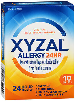 XYZAL CAPL 10CT