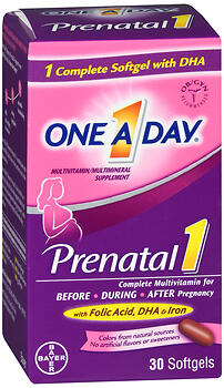 ONE-A-DAY PRENATAL1 SFTGL 30CT