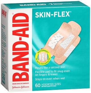 BAND-AID FLEX ASST 60