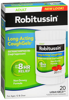 ROBITUSSIN L-A COUGH GEL 20CT