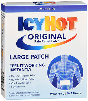 ICY HOT BACK PATCH          5S