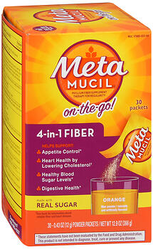 METAMUCIL SUNR/SM ORNG PKT 30