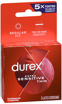 DUREX X/SENS LUBRIC     129  3