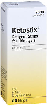 KETOSTIX REAG STRIPS 2880   50