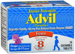 ADVIL CHILD JR CHEW GRAPE   24