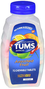 TUMS ULTRA TAB ASST FRUIT   72