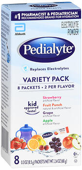 PEDIALYTE PWD PK VAR 0.3OZ 8