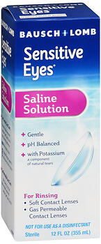 B&L SALINE SOL SENS EYE+  12OZ