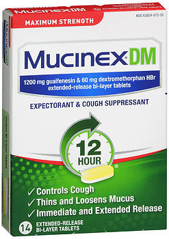 MUCINEX DM TAB MAX/STR      14