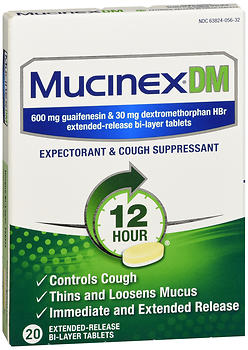 MUCINEX DM TAB EXT/REL      20