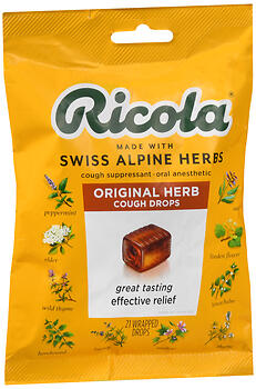 RICOLA CGH/DRP ORIG      BAG21