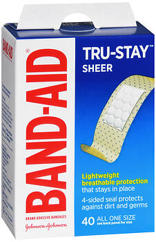 BAND-AID SHEER 3/4IN  4666  40