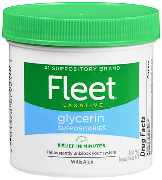 FLEET GLYCERIN SUPP ADL 24