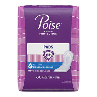 POISE PADS MODERATE 66CS2