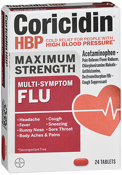 CORICIDIN HBP MAX  FLU 24