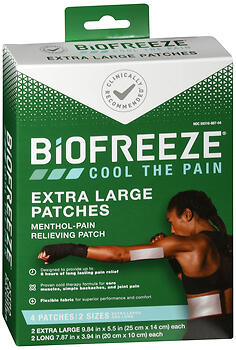 BIOFREEZE PATCHES XLGE CT3